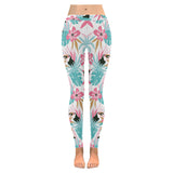 Toucan tropical flower leave pattern Women's Legging Fulfilled In US
