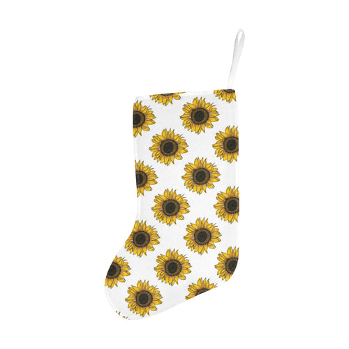 sunflowers design pattern Christmas Stocking