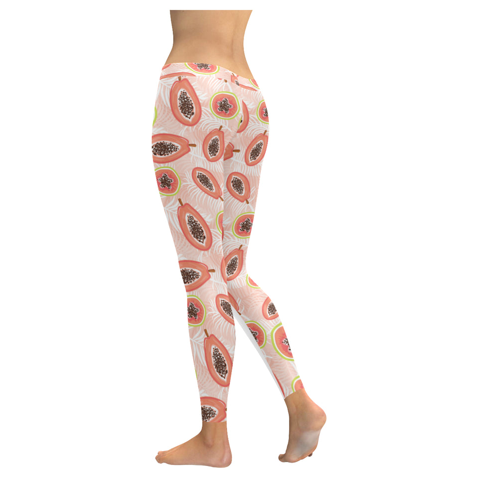 papaya leaves pattern Women's Legging Fulfilled In US