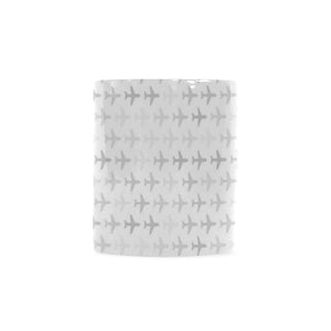 Airplane print pattern Classical White Mug (Fulfilled In US)