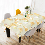Cute fat shiba inu dog pattern Tablecloth