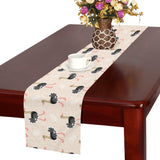 Ostrich Pattern Print Design 05 Table Runner