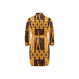 Duck Pattern Print Design 02 Men's Long Sleeve Belted Night Robe