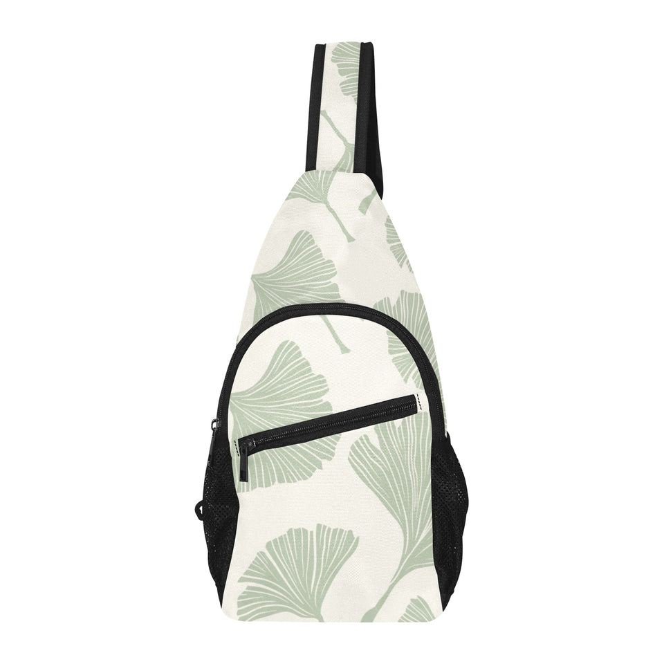 Ginkgo leaves pattern All Over Print Chest Bag