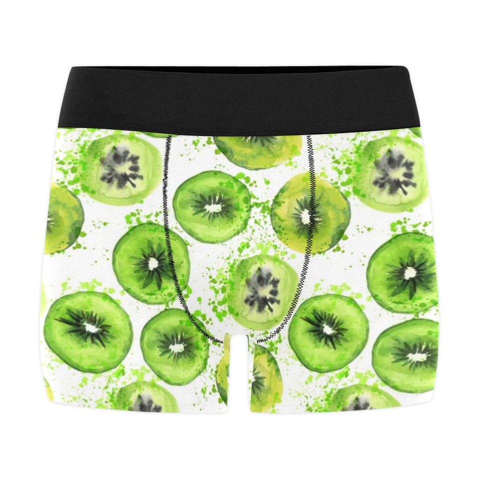 Watercolor kiwi pattern Men's All Over Print Boxer Briefs Men's Underwear