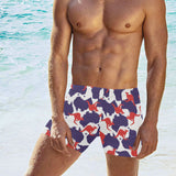 Kangaroo Australian pattern Men's Swimming Trunks