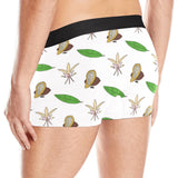 Color hand drawn cacao pattern Men's All Over Print Boxer Briefs Men's Underwear