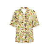 Guinea Pig Pattern Print Design 04 Women's All Over Print Hawaiian Shirt
