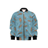 Sea otters pattern Kids' Boys' Girls' Bomber Jacket