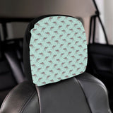 Kangaroo pattern background Car Headrest Cover