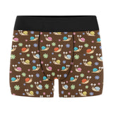 Snail Pattern Print Design 03 Men's All Over Print Boxer Briefs Men's Underwear