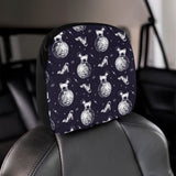 Chihuahua space helmet. astronaut pattern Car Headrest Cover