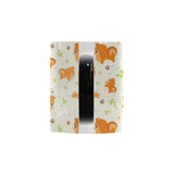 Cute brown pomeranian paw leave bone pattern Morphing Mug Heat Changing Mug