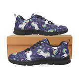 Hand drawn cute unicorn star planet Women's Sneaker Shoes