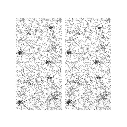 Spider web cobweb pattern Gauze Curtain
