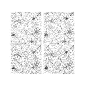 Spider web cobweb pattern Gauze Curtain