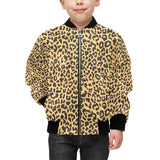 Leopard skin print Kids' Boys' Girls' Bomber Jacket