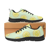 slice of lemon pattern Women's Sneaker Shoes