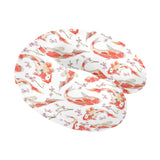 Watercolor fancy carp pattern U-Shaped Travel Neck Pillow