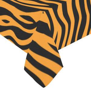 Bengal tigers skin print pattern background Tablecloth