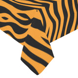 Bengal tigers skin print pattern background Tablecloth