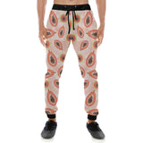 papaya leaves pattern Unisex Casual Sweatpants