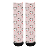 Cute goat pattern Crew Socks