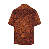 cacao beans tribal polynesian pattern Men's All Over Print Hawaiian Shirt