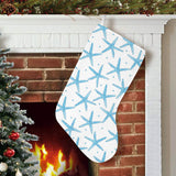 Watercolor starfish pattern Christmas Stocking
