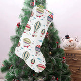 Hot air balloon pattern Christmas Stocking