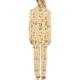 Guinea Pig Pattern Print Design 05 Women's Long Pajama Set