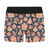 Christmas gingerbread cookie pattern Men's All Over Print Boxer Briefs Men's Underwear