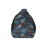 Beautiful peacock feather pattern All Over Print Chest Bag