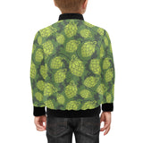 Hop pattern Hop cone background Kids' Boys' Girls' Bomber Jacket