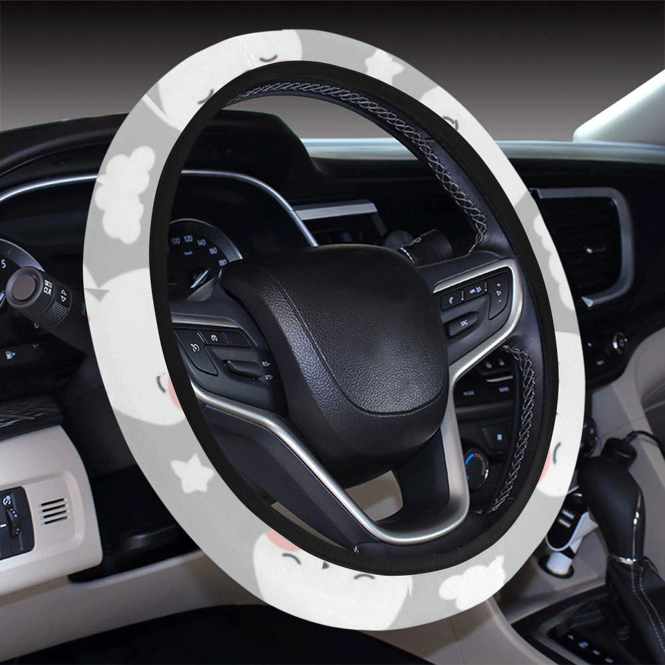 Rabbit cloud Pattern Car Steering Wheel Cover