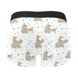 Cute Rhino pattern background Men's All Over Print Boxer Briefs Men's Underwear