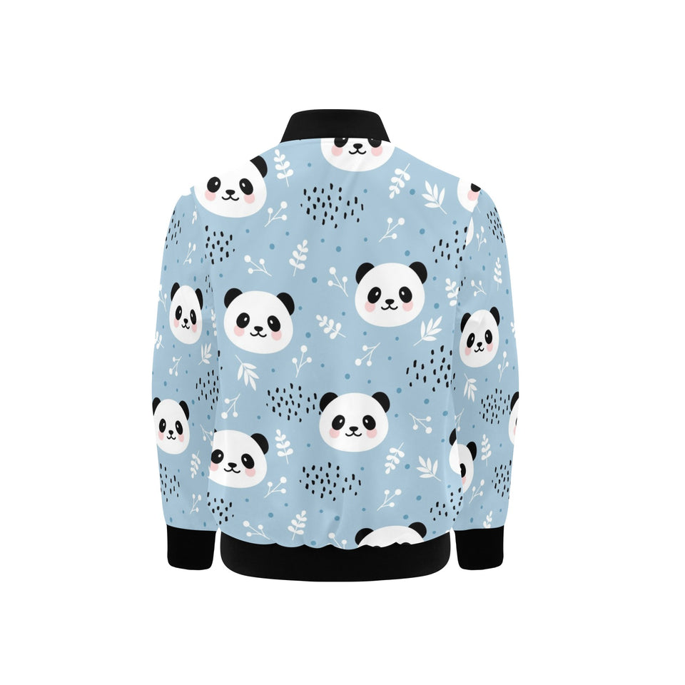 Cute panda pattern Kids' Boys' Girls' Bomber Jacket