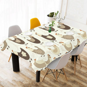 Cute rooster chicken cock Tablecloth