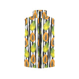 papaya design pattern Women's Padded Vest