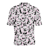 Greyhound Pattern Print Design 02 Men's All Over Print Polo Shirt