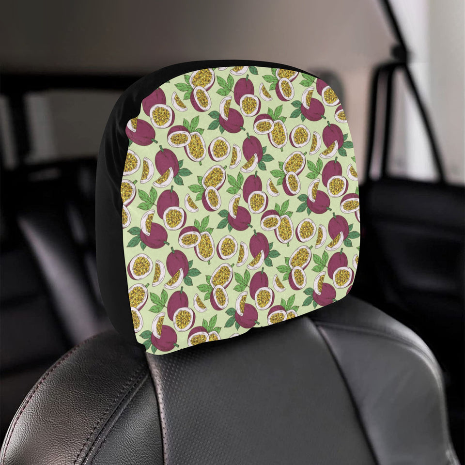 Paassion fruit pattern Car Headrest Cover