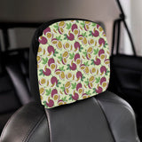 Paassion fruit pattern Car Headrest Cover