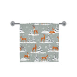 Beautiful deers Winter Christmas Bath Towel