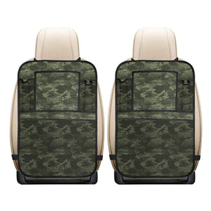 Digital Green camouflage pattern Car Seat Back Organizer