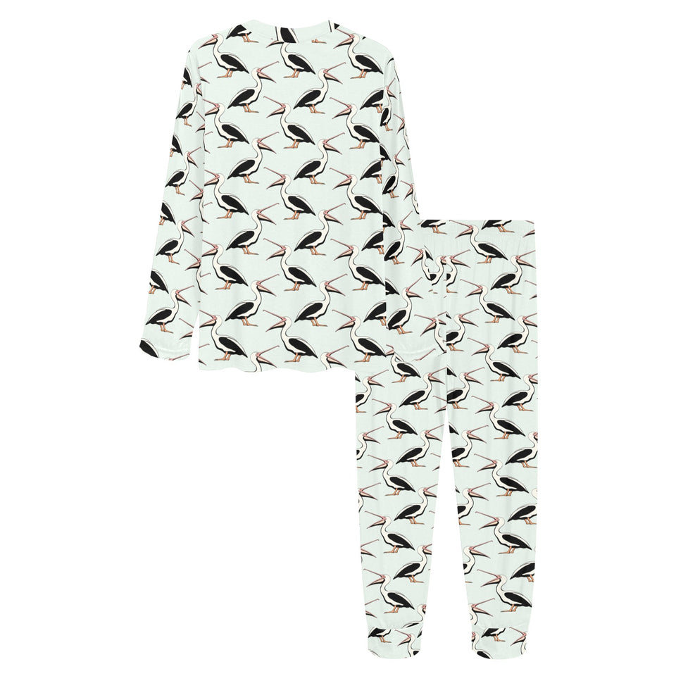 Pelican Pattern Print Design 02 Women's All Over Print Pajama Set
