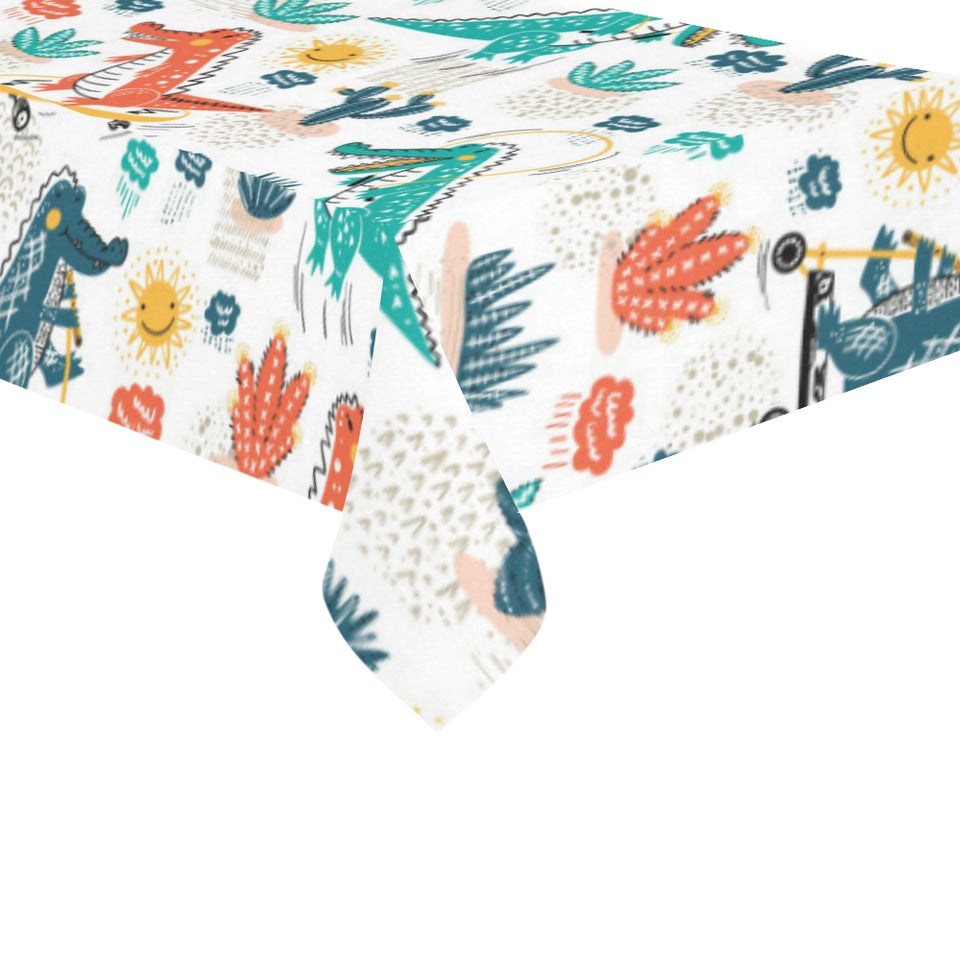 Cute Crocodile Pattern Tablecloth