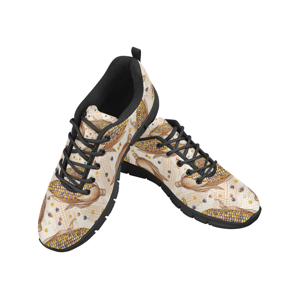Corn Pattern Print Design 03 Men's Breathable Sneakers ( Model 055)