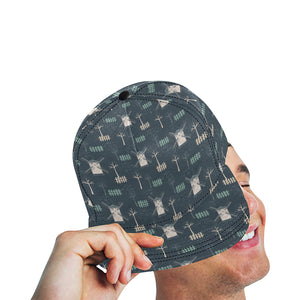 windmill tree pattern All Over Print Snapback Cap