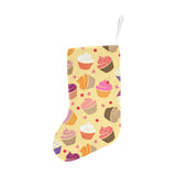 cake cupcake heart cherry pattern Christmas Stocking