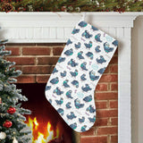 Pigeon Pattern Print Design 02 Christmas Stocking